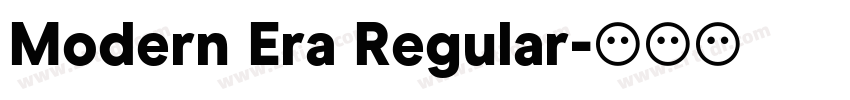 Modern Era Regular字体转换